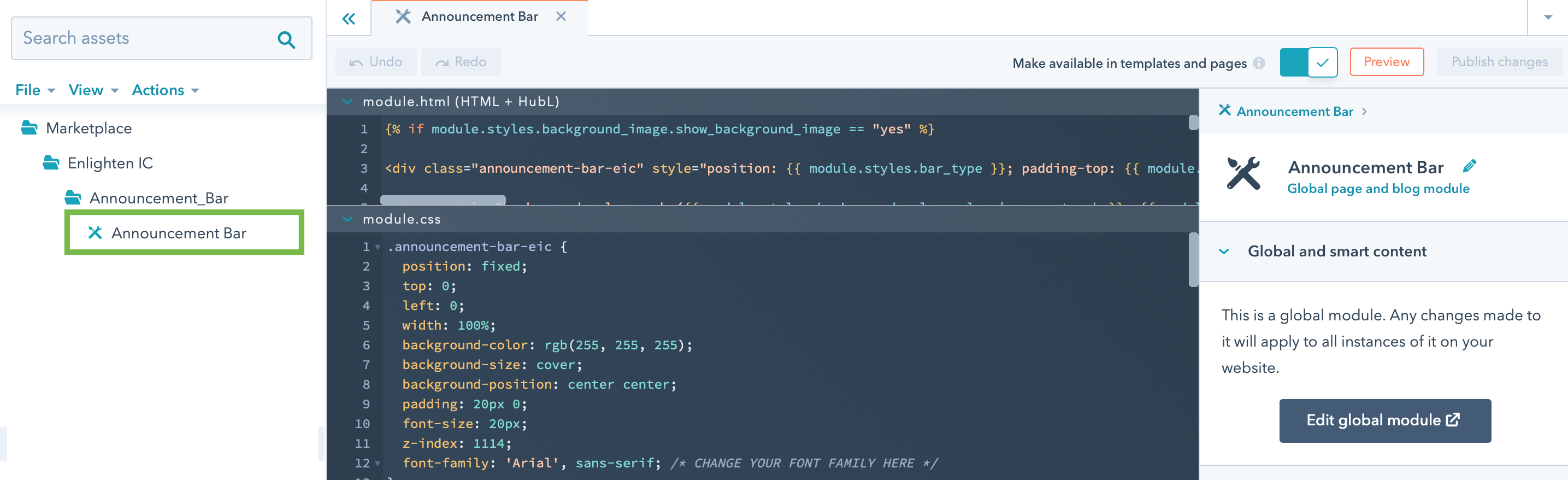 announcement-bar-module