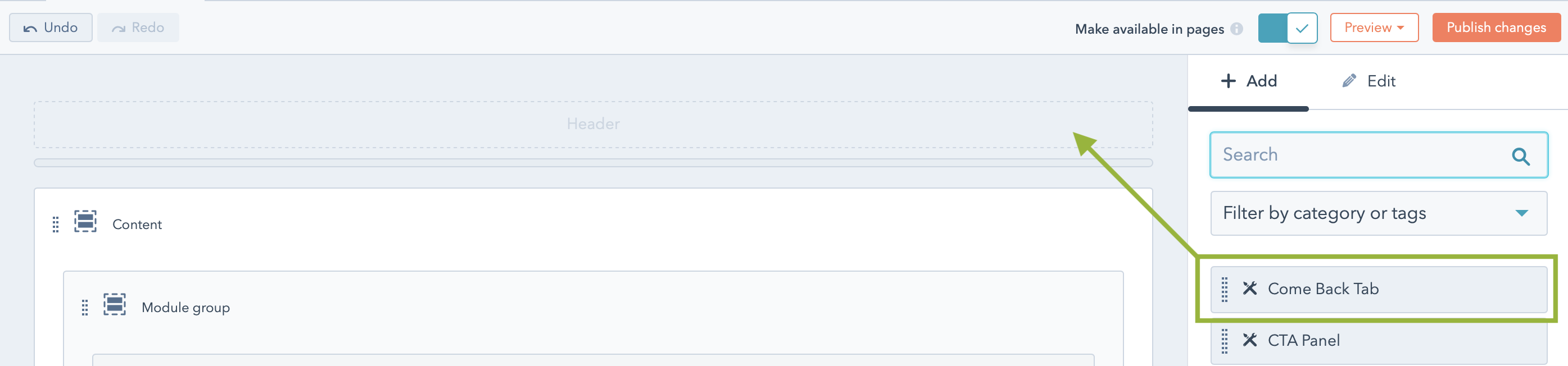 come-back-tab-add-to-page