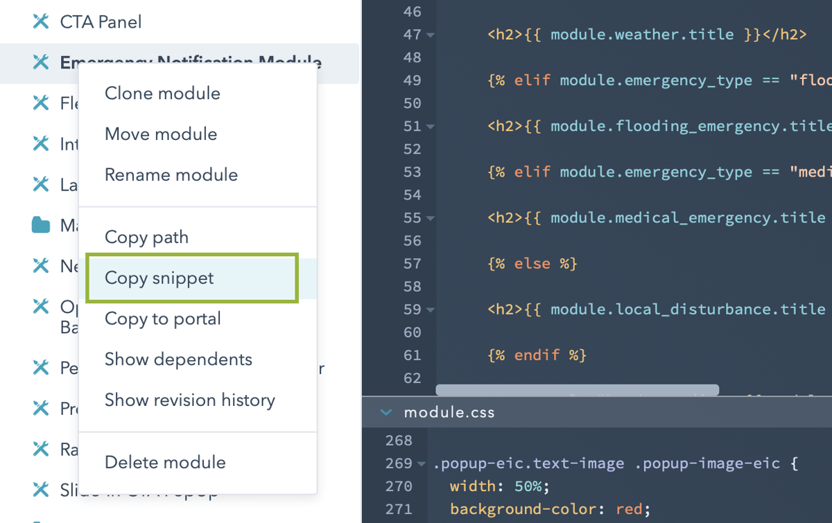 copy-snippet