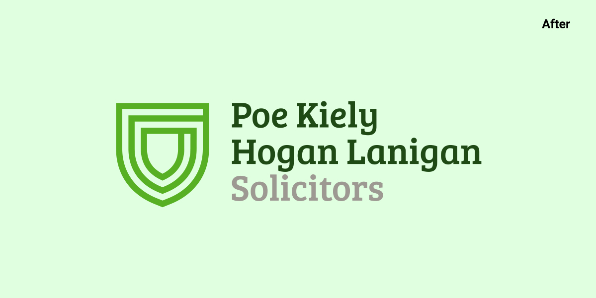 Poe Kiely Hogan Lanigan brand after